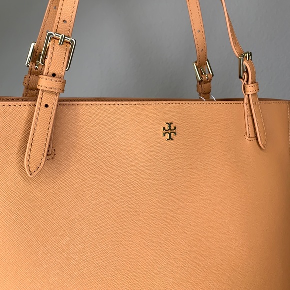 Tory Burch Emerson Large Leather Buckle Tote - Picture 8 of 8